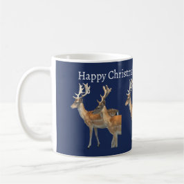 Caneca De Café Feliz Natal Deer Mug