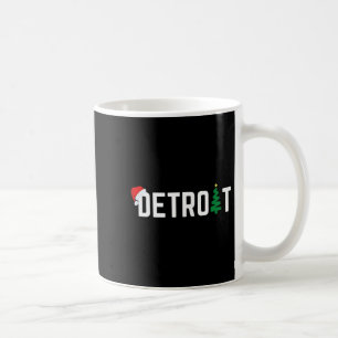 Caneca De Café Feliz Natal Detroit Felizes Festas Michigan Sa