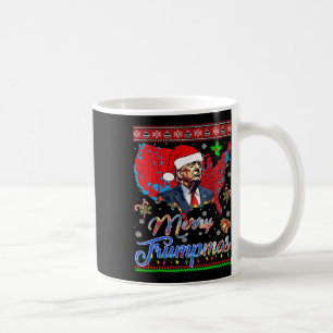 Caneca De Café Feliz Natal Donald Trump Papais noeis Xmas