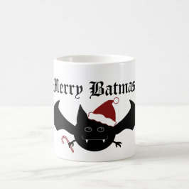 Caneca De Café Feliz Natal, engraçado bastão gótico para pessoas