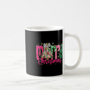 Caneca De Café Feliz Natal Família de Arcos de Coquetes da Árvore