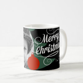 Caneca De Café Feliz Natal feito sob encomenda da foto com nome