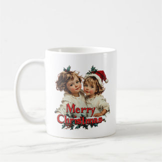 Caneca De Café Feliz Natal - Feliz Natal com Criança Bonita