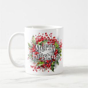 Caneca De Café Feliz Natal   Feriados felizes