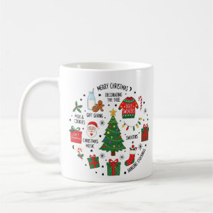 Caneca De Café Feliz Natal Férias Festivas para a Família