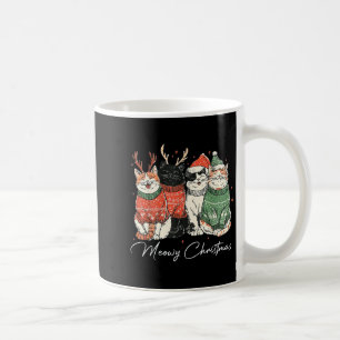 Caneca De Café Feliz Natal Gato Natal Xmas Para Mulheres Criança