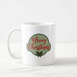 Caneca De Café Feliz Natal Holly