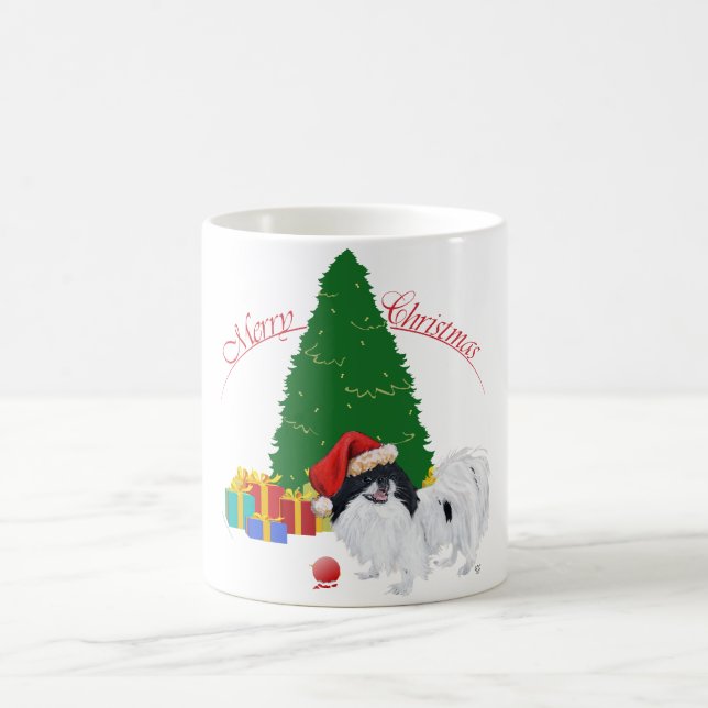 Caneca De Café Feliz Natal Japanese Chin (Centro)