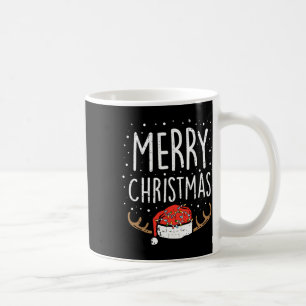 Caneca De Café Feliz Natal Luzes Santa Hat Família Xmas Homens W