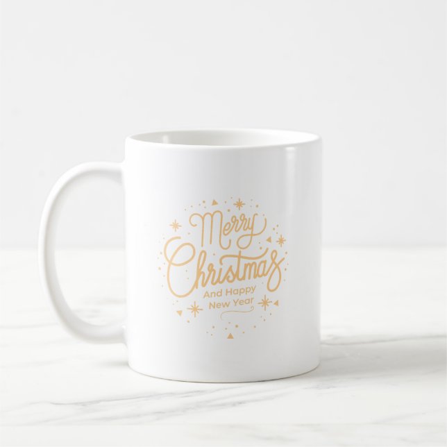 Caneca De Café Feliz Natal - MerryChirstmas_34 (Esquerda)