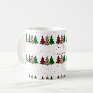 Caneca De Café Feliz Natal Moderno e Elegante