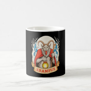 Caneca De Café Feliz Natal Monstro Krampus Xmas Papai Noel Malvad