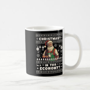 Caneca De Café Feliz Natal Nesta Inflação Econômica Chris Feio