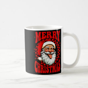 Caneca De Café Feliz Natal Papai Noel Noel Xadrez Divertido Tapet