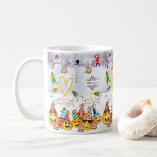 Caneca De Café Feliz Natal Parabéns Mug