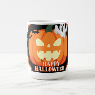 Caneca De Café Feliz Natal Pumpkin & Gats Orange T-Shirt