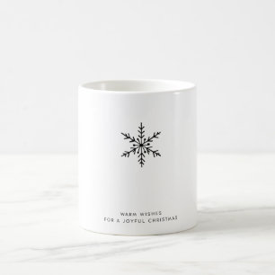 Caneca De Café Feliz Natal Snowflake Mug
