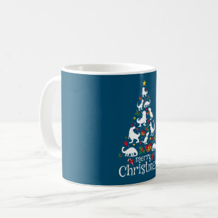 Caneca De Café Feliz Natal T Rex Crianças Engraçado Natal