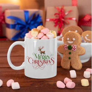 Caneca De Café Feliz Natal - Tipografia Retroativa