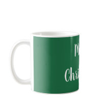 Feliz Natal - Tipografia Verde e Branca Festiva