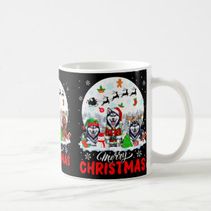 Caneca De Café Feliz Natal Três Papais noeis Elf Reindeer Irish S