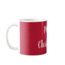 Feliz Natal Vermelho e Branco Tipografia Festiva