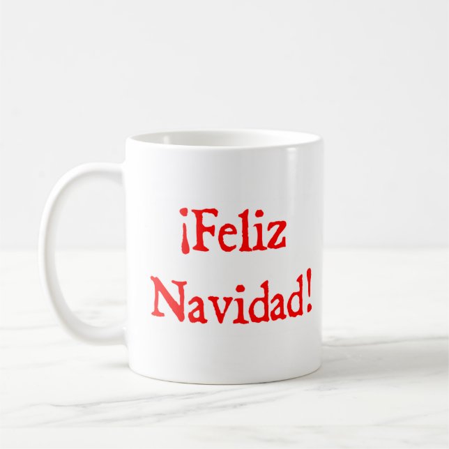 Caneca De Café Feliz Navidad (Esquerda)