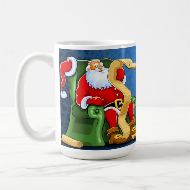 Caneca De Café "Feliz Navidad" Mug, 15 oz (Esquerda)