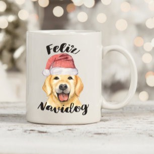 Caneca De Café Feliz Navidog Christmas Dog 