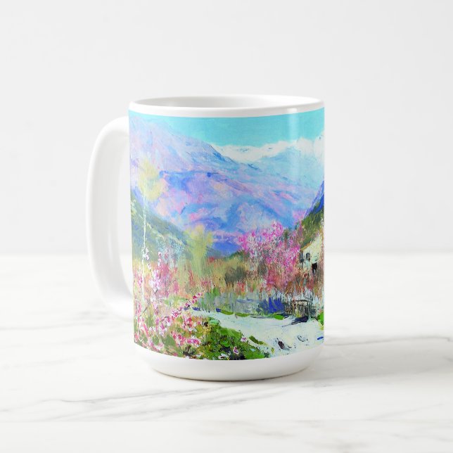 Caneca De Café Feliz Nowruz. Gift Mug, Ano Novo Persa (Frente Esquerda)