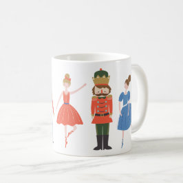 Caneca De Café Feliz Nutcracker Personalizado Natal