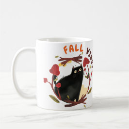 Caneca De Café Feliz Outono para Vocês - Vibrações de Outono - Am