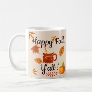 Caneca De Café Feliz Outono, pessoal!