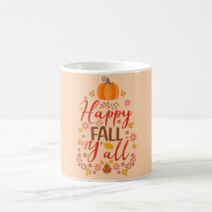 Caneca De Café Feliz outono vocês