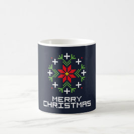 Caneca De Café Feliz padrão de Natal 6
