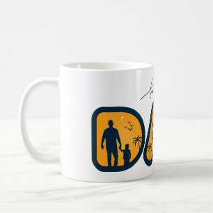 Caneca De Café "Feliz Pai de Dia de os pais: Arte gráfica"