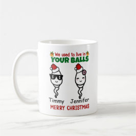 Caneca De Café Feliz pai de Natal 2 crianças