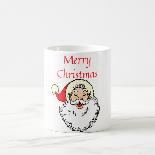 Caneca De Café Feliz Papai noel de Natal (Centro)