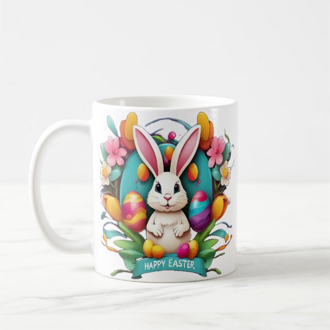 Caneca De Café Feliz Páscoa (Esquerda)