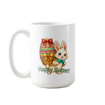 Caneca de Café Feliz Páscoa