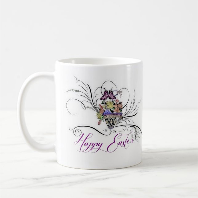 Caneca de café Feliz Páscoa (Esquerda)