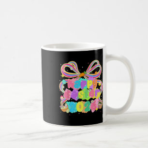 Caneca De Café Feliz Páscoa 2026 Coelho Coquette Família Mulher