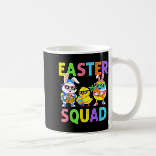 Caneca De Café Feliz páscoa esquadrão coelho caça ovos para crian