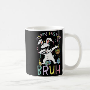 Caneca De Café Feliz páscoa mano coelho dab coelho legal meme men