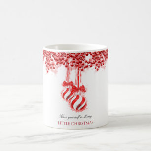Caneca De Café Feliz Pequeno Splash de Aquarela de Natal