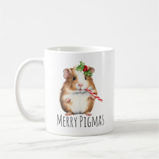 Caneca De Café Feliz Pigmas Natal Guiné Porco Café