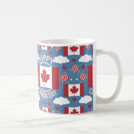Caneca De Café Feliz presente no dia do Canadá