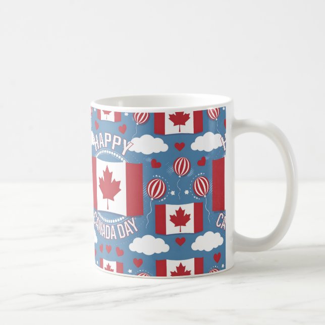 Caneca De Café Feliz presente no dia do Canadá (Direita)