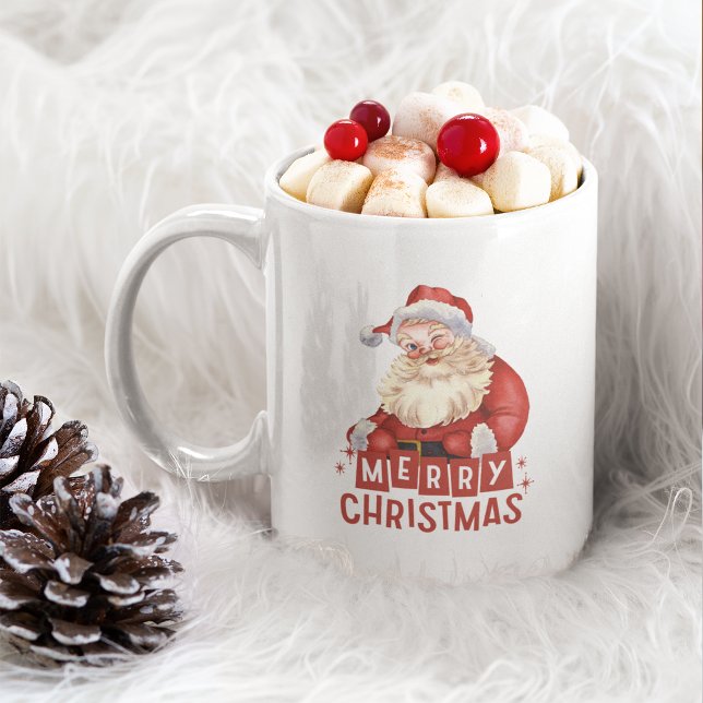 Caneca De Café Feliz presente personalizado de café de Natal Mug (Merry Christmas Coffee Mug Personalized Gift)