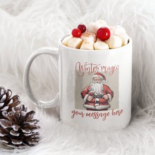 Caneca De Café Feliz presente personalizado de café de Natal Mug
